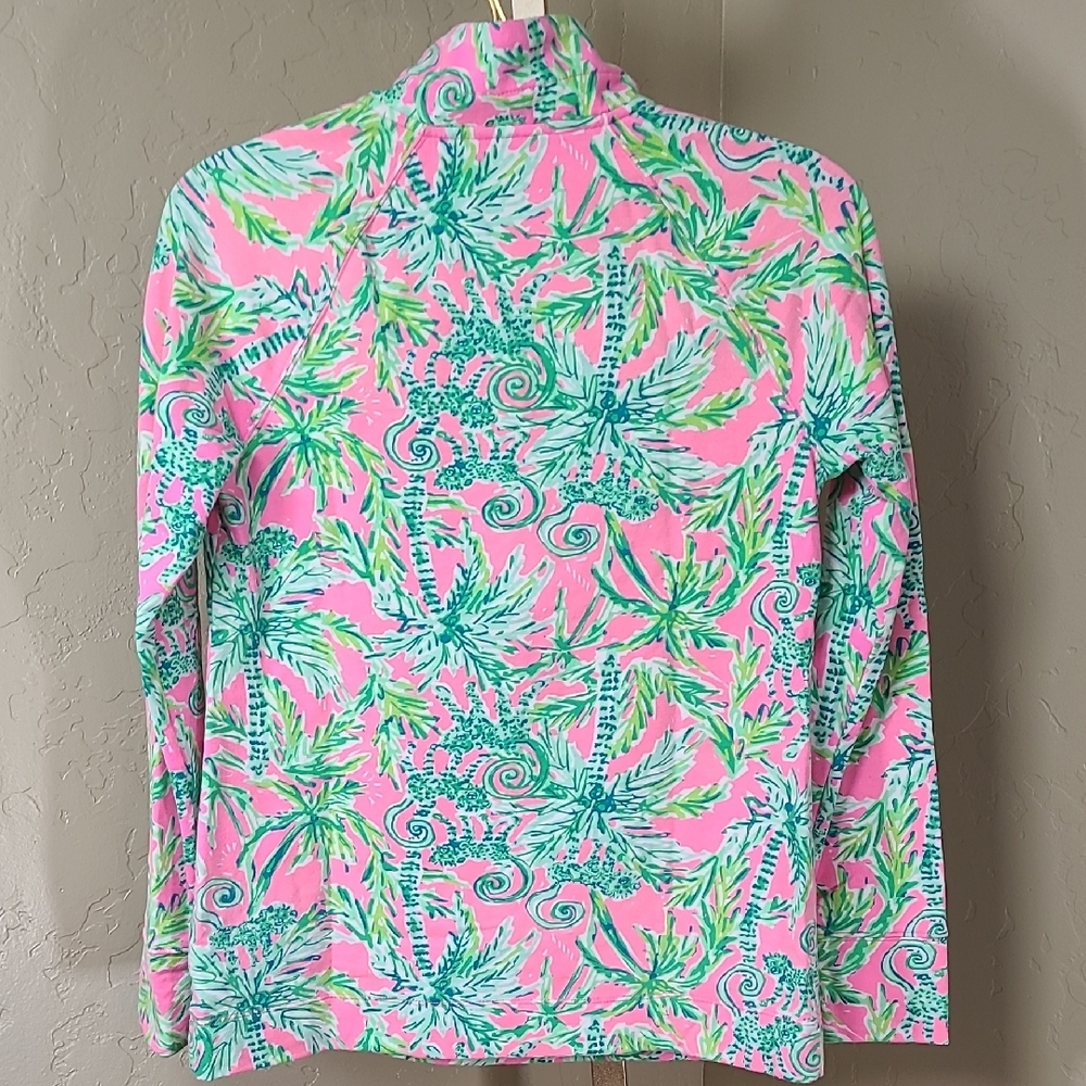 Lilly Pulitzer Skipper Popover Hangin Around Prosecco Pink UPF 50+ XS - Picture 9 of 14